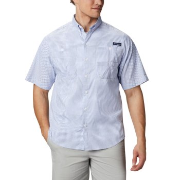 Columbia Muške Košulje - PFG Super Tamiami Short Sleeve Plave | JTVK-38246